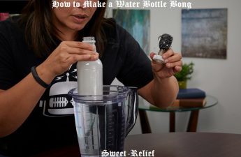 how to make a water bottle bong